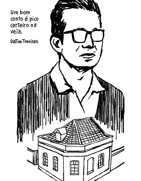 Dalton Trevisan, serigrafia de Alberto Benett